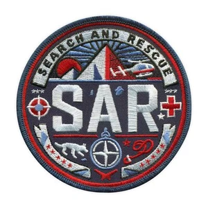 SAR - Parche/insignia de búsqueda y rescate bordada - Imagen 1 de 1