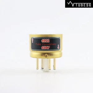 Un tubo de vacío chapado en oro 6922 a 6SN7 convertidor enchufe - Imagen 1 de 11