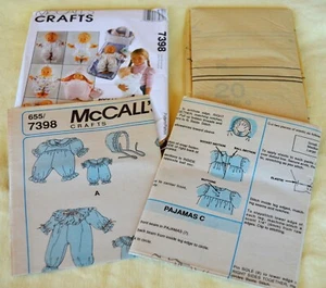 1994 McCall's Craft Sewing Pattern #7398 Doll Clothes Accessories 12"- 22" Uncut - Picture 1 of 9
