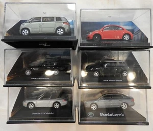 Konvolut 6 Modellautos - TCM - Cooper Beetle, Porsche Skoda VW BMW 1/72 - Picture 1 of 8