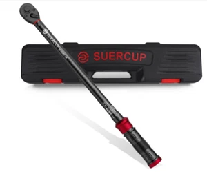 Llave dinamométrica de clic de accionamiento de 1/2 pulgada - ±3 % de precisión profesional 30-250 pies lb/40,7 - Imagen 1 de 10