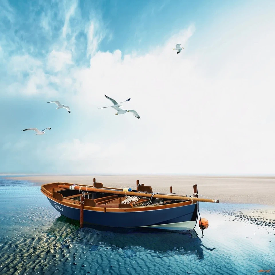 Pôster Beach 9, Carlos Casamayor, impressão artística 14" x 11" 3330 - Imagem 1 de 1