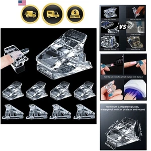 Nagel Tip Clips Gel Nagelclips Falsche Nagel Tips Nail Art Werkzeuge 10 Stück - Bild 1 von 9