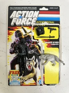 Action Force Snake Eyes Competed Mint Comes With Card Back V2 1985 - Picture 1 of 1