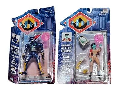 Винтажный 1995 перезагрузка фигурки лот из 2 запечатанный - Изображение 1 из 2