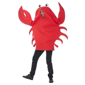 Crab Costume Comfortable Decorative Lightweight Funny for Adults Dress up for - Picture 1 of 7