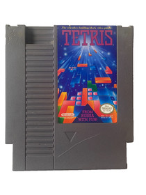 Nintendo NES EE. UU. Tetris 1985- El implacable bloque de construcci&oacute;n video juego