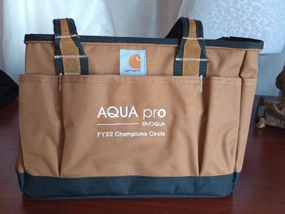 Carhartt  Utility Tote Bag Sack 13.5" W x 9.5" H x 8" D Brown NWT - Imagem 1 de 4