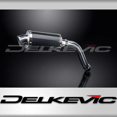 Kit silenciador escape carbono ovalado 9" Slip On Suzuki SV650 2003-2012 Foto 1 de 4