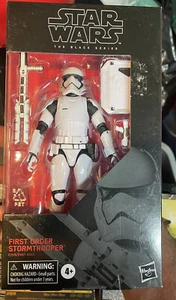 STAR WARS THE BLACK SERIES FIRST ORDER STORMTROOPER   FIGURE MIB VHTF - Picture 1 of 2