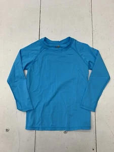Semos Kids Blue Long Sleeve Swim Shirt Size 7-8Y - Picture 1 of 5