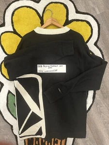 Volcom Sweater Men’s XL Vintage Black Late 90’s Pullover Knit Skateboard Crew - Picture 1 of 15