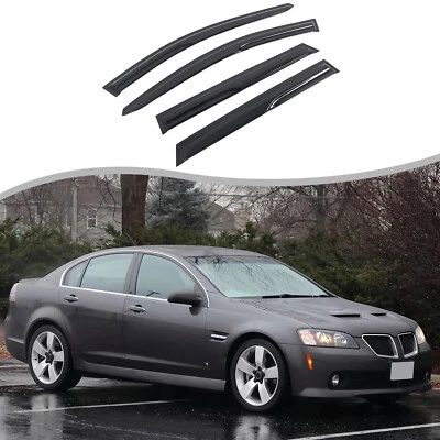 Parasol de ventana parasol protector de lluvia negro para Pontiac G8 08-09 Foto 1 de 4
