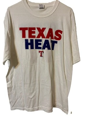 Camiseta TX Rangers Talla XL Blanca Darvish #11 Texas Heat Béisbol Capital Bank Foto 1 de 4