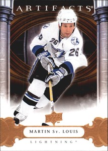 2009-10 Artifacts Lightning Hockey Card #50 Martin St. Louis