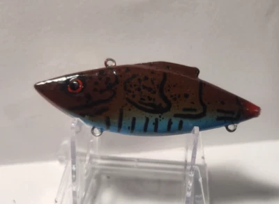 EZ'S LURES CUSTOM PAINTED 3/4 OZ RATTLE TRAP (MISSOURI CRAW)