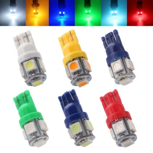 100PCS High Bright T10 W5W 5050 5SMD 194 168 LED Car Wedge Light Bulbs 12V - Picture 1 of 17