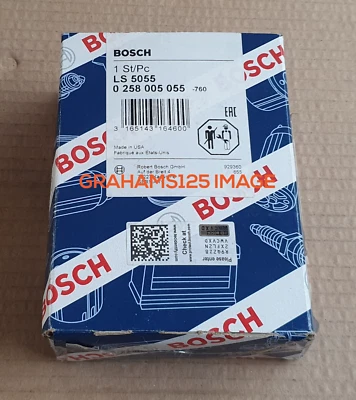 LAMBDA SENSOR FITS PRE CAT VAUXHALL ASTRA VECTRA ZAFIRA BOSCH 0258005055 - Image 1 of 2