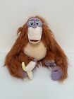 Disney world Księga dżungli King Louie Pluszowy orangutan Pluszowy banan 14" Zabawka vintage