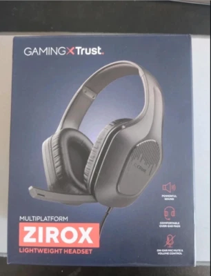 Trust GXT 415 Zirox Cuffie da Gioco Sovrauricolare Cablate - Nero - Immagine 1 di 4