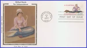 USA5 #1717 U/A COLORANO SILK FDC Seamstress - Bild 1 von 1