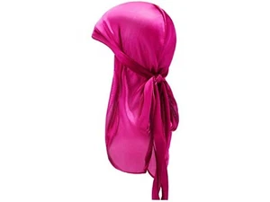 2 pezzi. Silky Durags Uomo Do Rag Durag Wave Cappellino Extra Lungo Du-Rag Copricapo - Foto 1 di 17