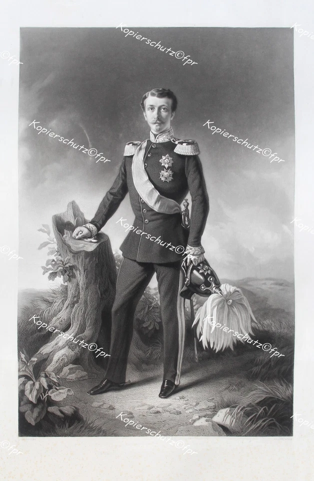 Großherzog Friedrich I. Baden Prinz Regent Uniform Orden Karlsruhe Insel Mainau - Bild 1 von 1