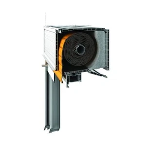 Aufsatzrollladen Rolladen weiß Aluminium Lamelle 140x180 AS Links - Bild 1 von 1