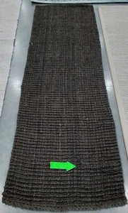 BROWN 2'-6" x 8'-0" Broken Thread Rug, Reduced Price 1172768471 NF447D-28 - Picture 1 of 4