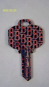 Boston Red Sox Schlage house key blank  - Foto 1 di 1