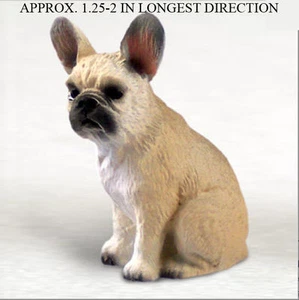 French Bulldog Mini Hand Painted Figurine Fawn - Picture 1 of 1