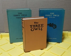 The Three Owls Book 2 & 3 Anne Carroll Moore Signed Hardcover Set Lot - Picture 1 of 12