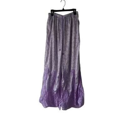 Pantalones para dormir Free People íntimamente florales de encaje púrpura para mujer XS - L Foto 1 de 4