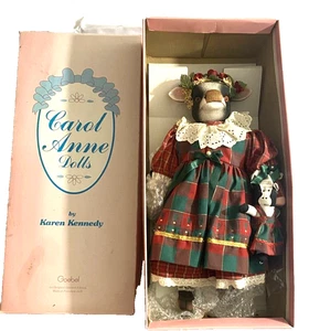 Vtg 1996 Goebel Moo Mamsy Porcelain Doll 16" LE 145/350 w/ Box & Tag - Picture 1 of 12