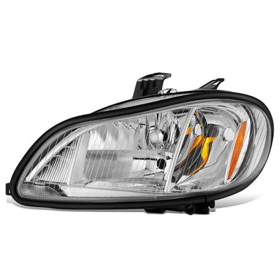 Farol lateral esquerdo driver âmbar cromado Fit 03-19 Freightliner Business Class M2 - Imagem 1 de 4