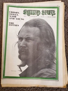 ROLLING STONE #44 DAVID CROSBY Cover John Lennon Back Cover Very Good condition - Picture 1 of 4
