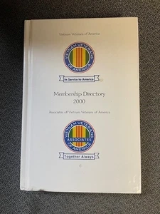 2000 Vietnam Veterans of America Membership Directory Book Hardcover Used - Picture 1 of 1