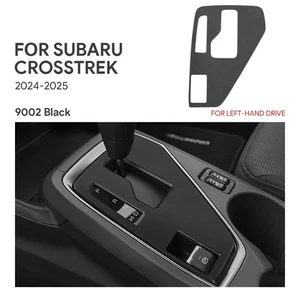 Central Shift Panel Frame Sticker Suede For Subaru Crosstrek Standard 2024-2025 - Picture 1 of 10
