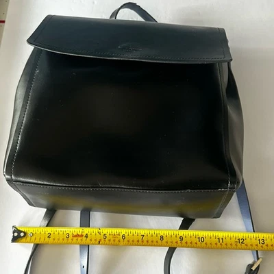 Mochila Kate Spade Somerville Road Megyn lisa cuero negro interior púrpura Foto 1 de 4