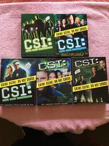 CSI series Crime Scene Investigation Set Seasons 1, 2, 3, 4,5 lot - Picture 1 of 2