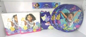 Lot Of 5 Encanto Birthday Party Supplies Banner, Napkins, Plates NEW - Picture 1 of 5