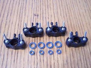 Traxxas 1/16 VXL Summit Axle Carriers Knuckles & Bearings Fit E-revo Slash Rally - Imagen 1 de 2