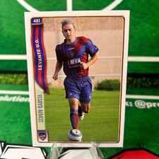 SERGIO GARCIA 481 1ST YEAR -LEVANTE - MUNDICROMO LEAGUE CHIPS 2004 05 CARD