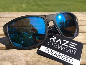 RAZE Eyewear Sunglasses Chill HDP flat gray polarized smoke Mirrored 24244 - Picture 1 of 12
