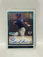 2009 Bowman Chrome Prospects #BCP111 Beamer Weems AUTOGRAPH