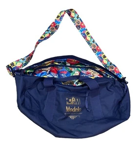 Modelo Duffel Bag Large Removable Straps Interior All Over Print Great Condition - Picture 1 of 7