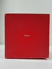 EMPTY Vintage Cartier Red Cardboard Outer Gift Watch Jewelry Box 6.5 x 6.5 x2
