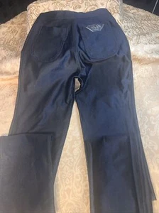 VTG Rare 90’s DBA Bojeangles Original Skin Ease Pants Black Size 0 Awesome Skin - Picture 1 of 11