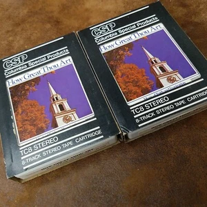 How Great Thou Art Music of Faith & Inspiration 2 8 Track Tapes 1976 CBS - Bild 1 von 9