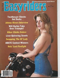 MARCH 1984 EASYRIDERS MAGAZINE MOTORCYCLES GIRLS DAVID MANN HARLEY TRIUMPH VETS - Picture 1 of 1